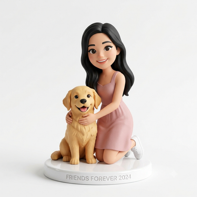 Custom Mini Figure Keychain - Personalized Photo Charm
