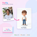 Custom Mini Figure Keychain - Personalized Photo Charm