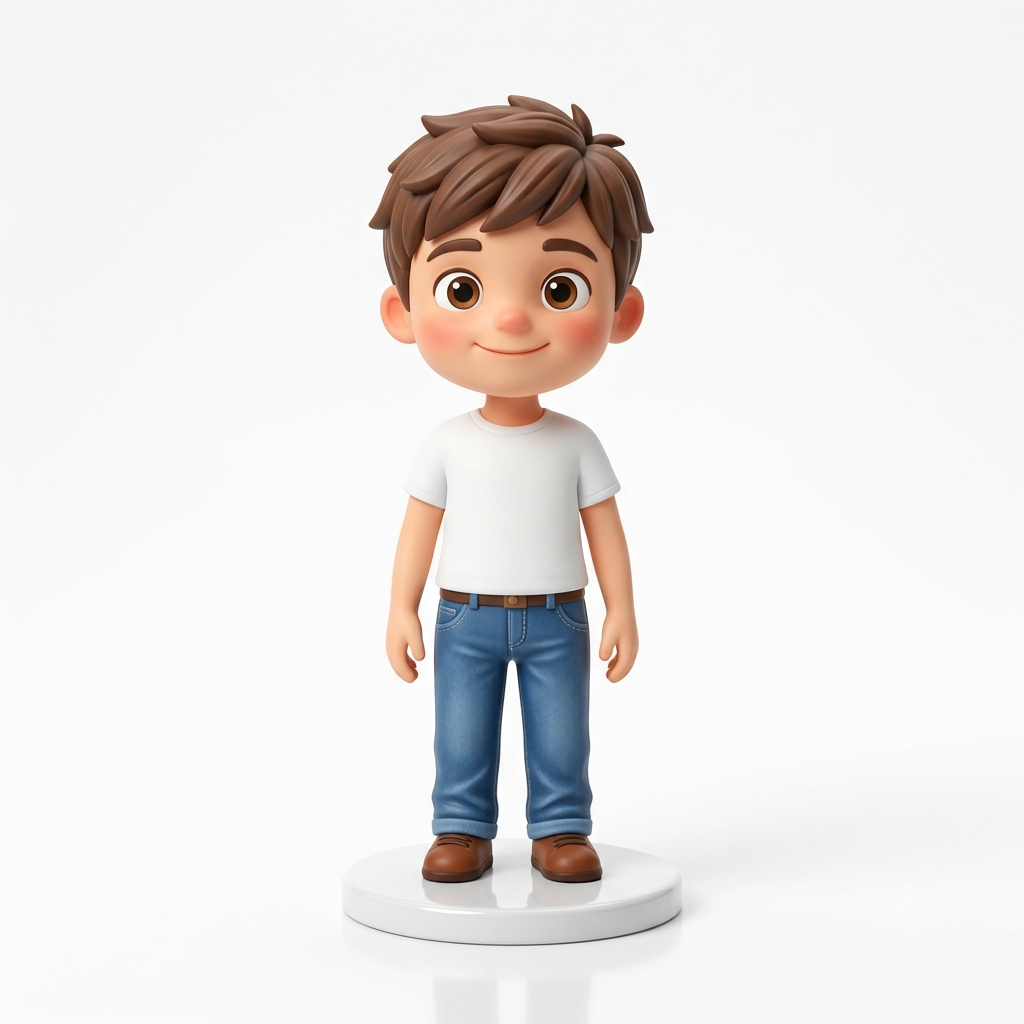 Custom Mini Figure Keychain - Personalized Photo Charm